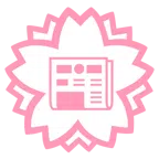 Blumenstempel + Zeitung