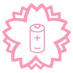 Blumenstempel + Batterie