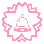 Blumenstempel + Glocke