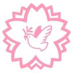 Blumenstempel + Taube