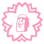 Blumenstempel + Statue