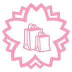 Blumenstempel + Einkaufstüten