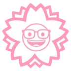 Blumenstempel + Strebergesicht