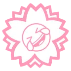 Blumenstempel + sich vor Lachen auf dem Boden wälzen