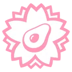 Blumenstempel + Avocado