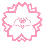 Blumenstempel + Fledermaus