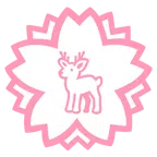 Blumenstempel + Hirsch