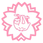 Blumenstempel + Faultier