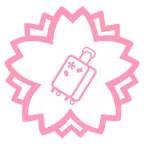 Blumenstempel + Gepäck