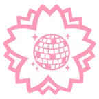Blumenstempel + Discokugel