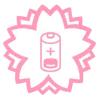 Blumenstempel + schwache Batterie