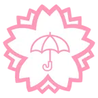 Blumenstempel + Regenschirm