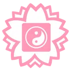 Blumenstempel + Yin und Yang