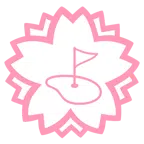 Blumenstempel + Golffahne