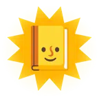 libri + faccina sole