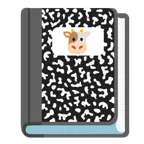 libri + muso di mucca