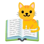 libri + muso di gatto
