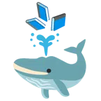 libri + balena che spruzza acqua