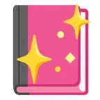 libri + cuore che luccica
