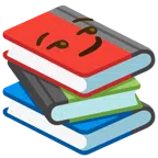 libri + faccina con sorrisetto