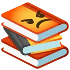 libri + faccina accigliata
