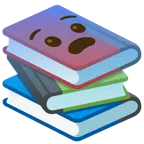 libri + faccina impaurita