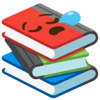 libri + faccina assonnata