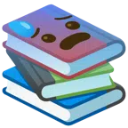 libri + faccina sudata in ansia