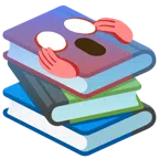 libri + faccina terrorizzata