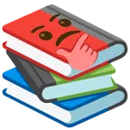 libri + faccina concentrata