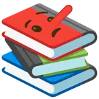 libri + faccina bugiarda