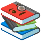 libri + faccina con monocolo