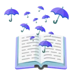 หนังสือ + ร่ม