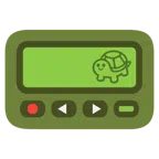 cercapersone + tartaruga