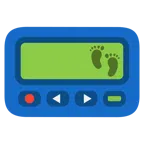 cercapersone + impronta di piedi