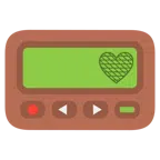 cercapersone + cuore marrone