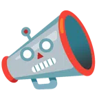 Megafon + Roboter