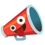 Megafon + irres Gesicht