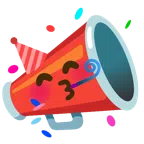 Megafon + Partygesicht