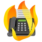 Feuer + Faxgerät