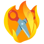 Feuer + Schere
