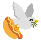 gołąb + hot dog