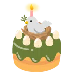 gołąb + tort urodzinowy