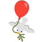gołąb + balon