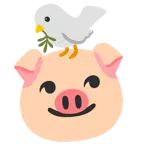 gołąb + głowa świni