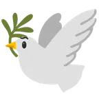 gołąb + twarz z podniesioną brwią