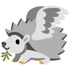 gołąb + jeż