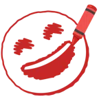 pastello a cera + faccina con sorriso e occhi sorridenti