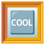 quadro incorniciato + pulsante COOL
