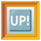 quadro incorniciato + pulsante UP!